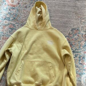 White Fox Boutique Light Yellow Hoodie Sweater